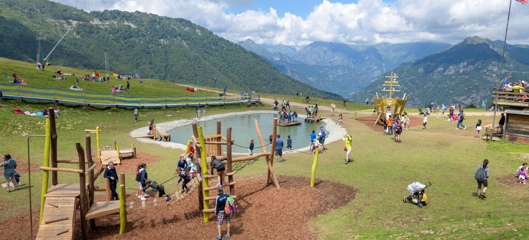 The Covo of Meraviglio playground, Alpe di Mera